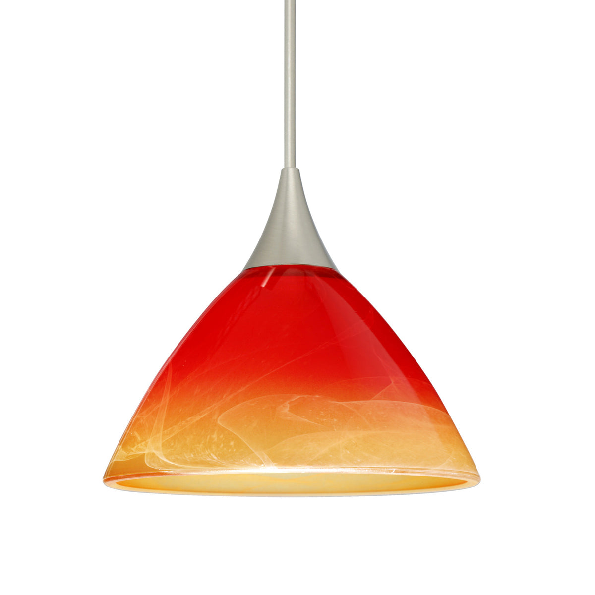 Besa Domi mini pendant option – Solare, Satin Nickel