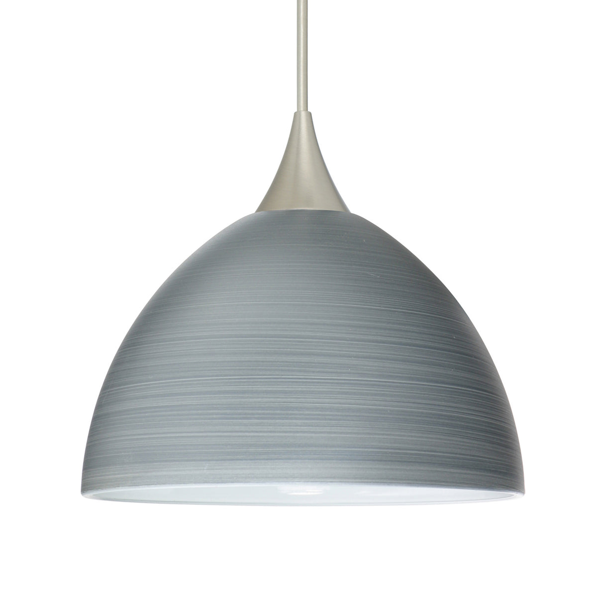 Besa Brella mini pendant option – Titan, Satin Nickel