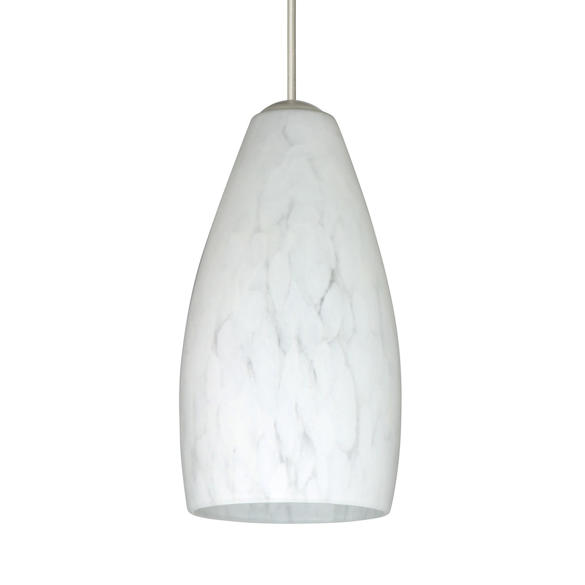 Besa Karli mini pendant option – Carrera, Satin Nickel