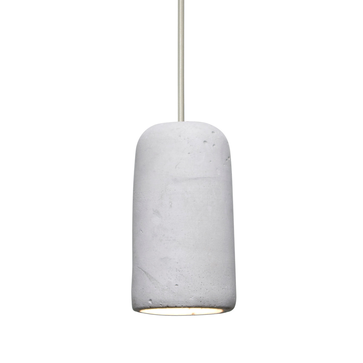 Besa Glide mini pendant option – Natural, Satin Nickel