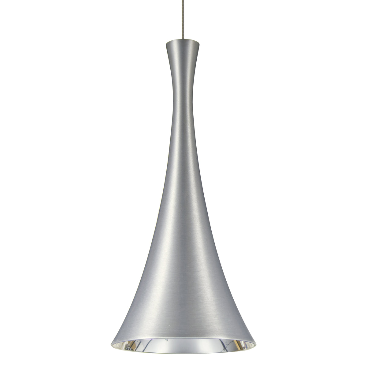 Besa Rondo mini pendant option – Satin Nickel