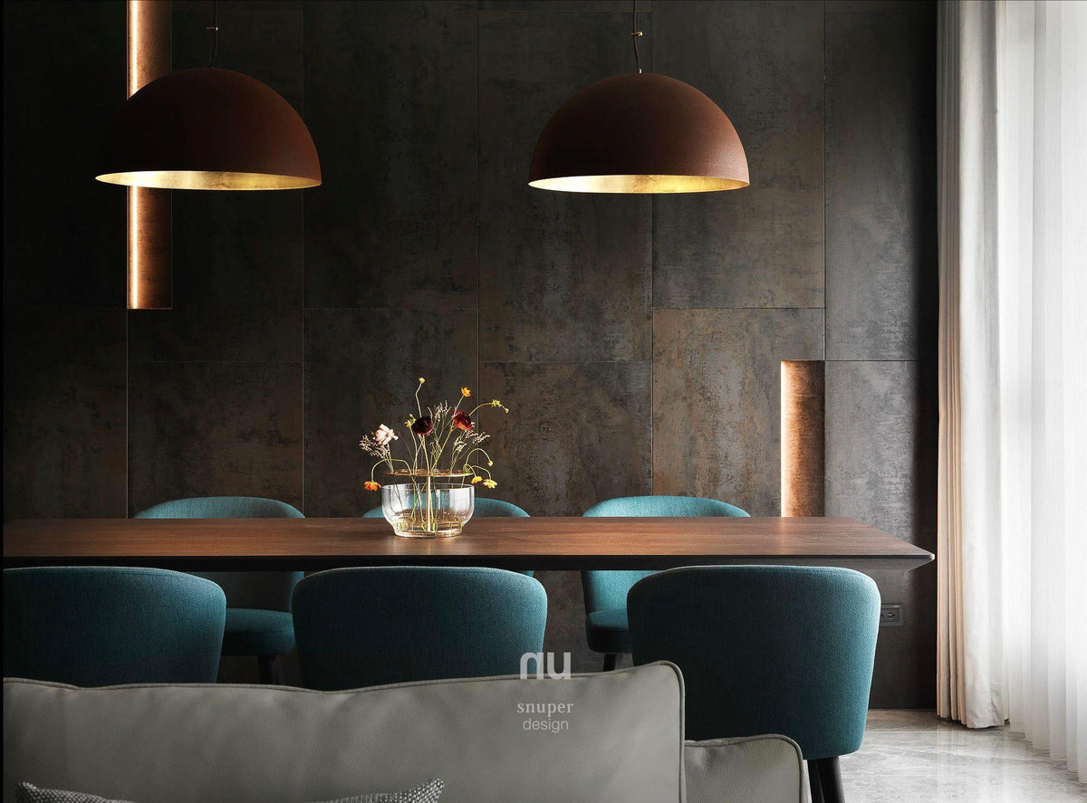 Mammalampa The Queen – 57 cm pendants in a Snuperdesign interior, Taipei
