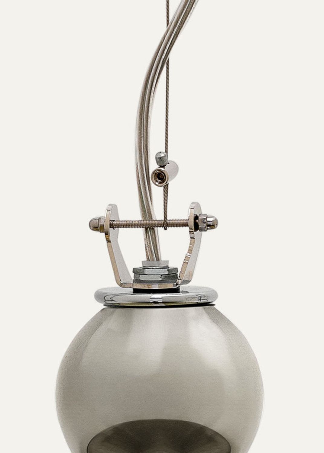 Produzione Privata Acquatinta in silver mirror – pendant light by Michele De Lucchi, photo 3