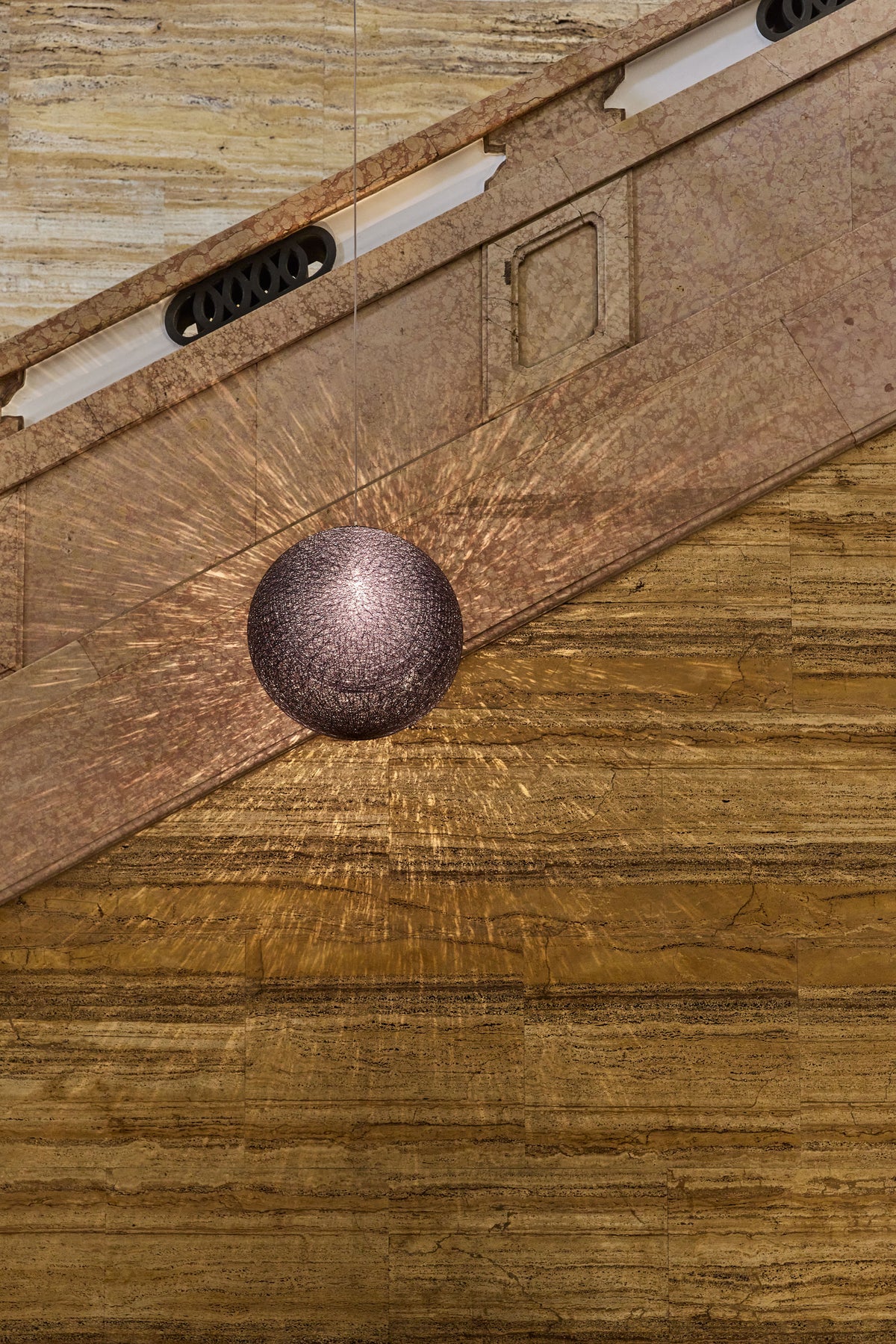 Yamagiwa Mayuhana 2 Sphere Pendant Light in an interior 5