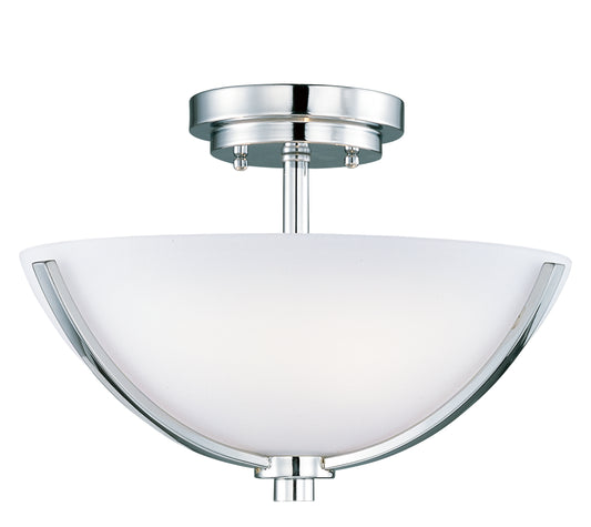 Rocco 3-Light Semi-Flush Mount Polished Chrome by Maxim Lighting