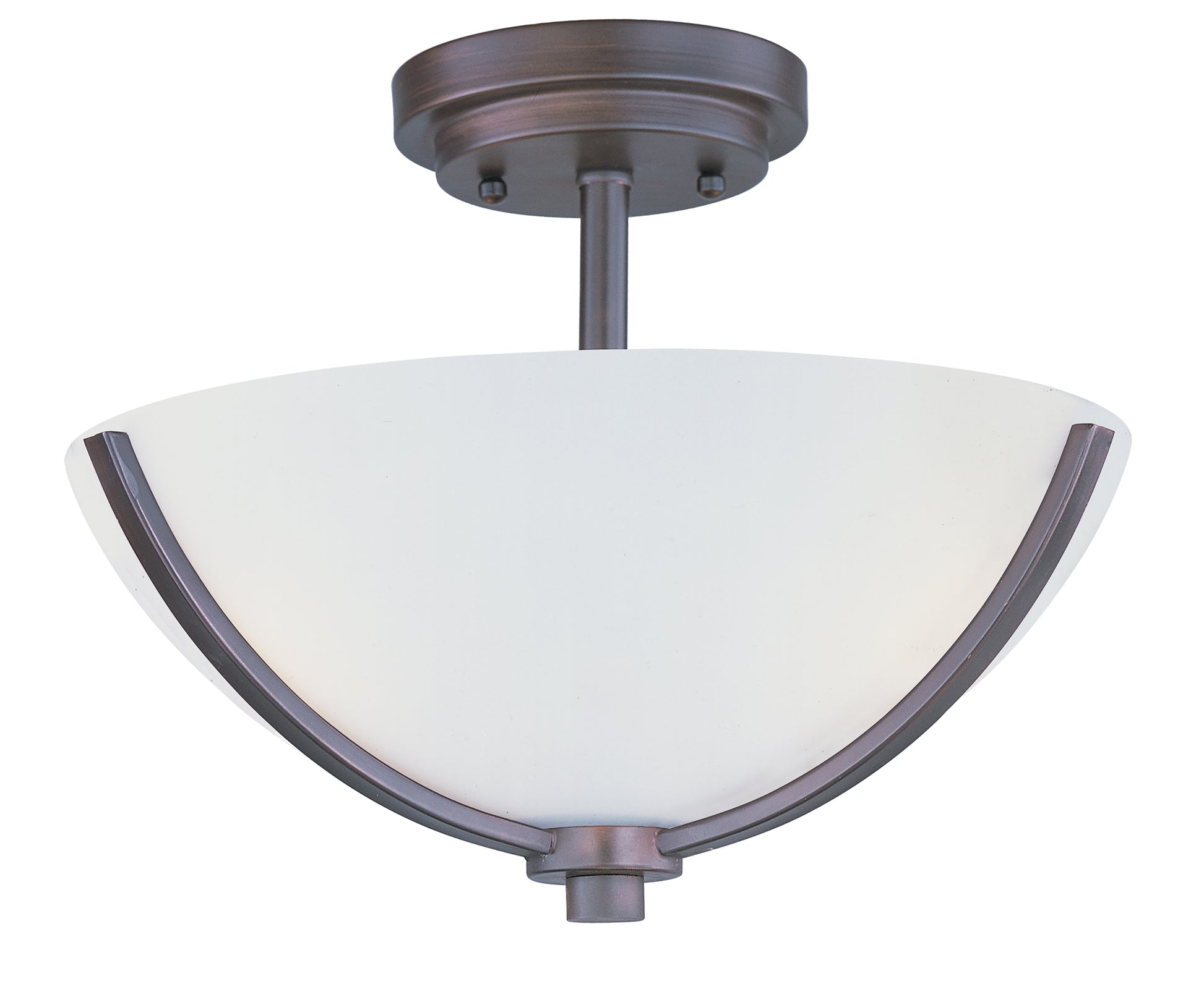 Deven 3-Light Semi-Flush Mount Oil Rubbed Bronze by Maxim Lighting