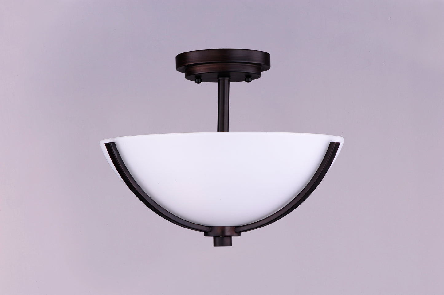 Deven 3-Light Semi-Flush Mount Oil Rubbed Bronze by Maxim Lighting