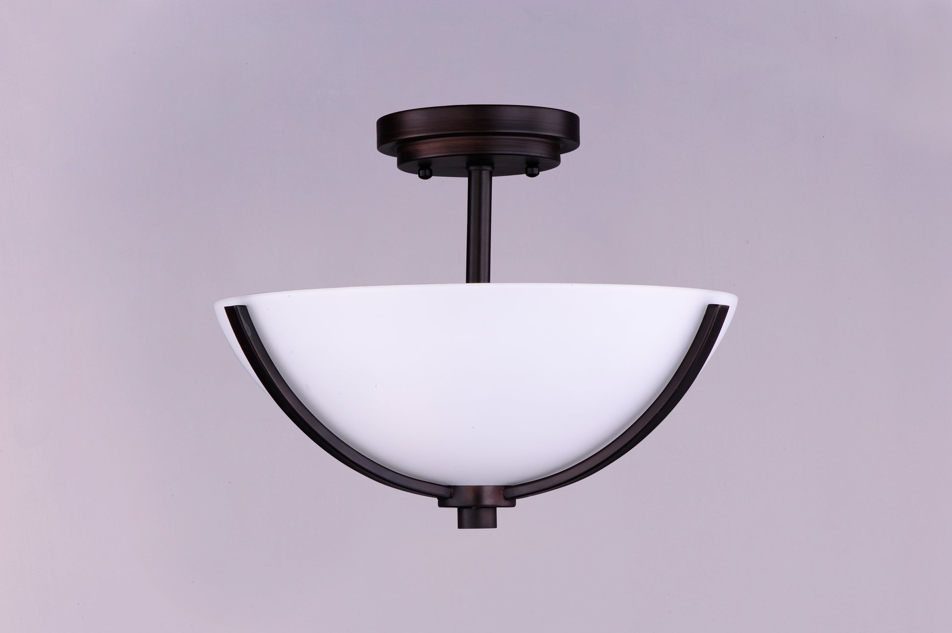 Deven 3-Light Semi-Flush Mount Oil Rubbed Bronze by Maxim Lighting