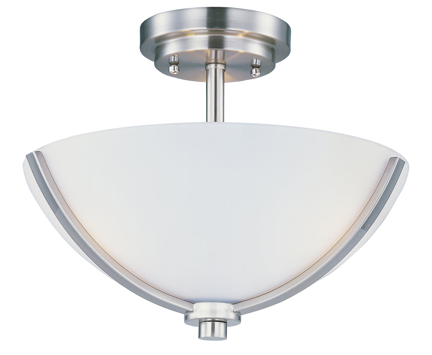 Deven 3-Light Semi-Flush Mount Satin Nickel by Maxim Lighting