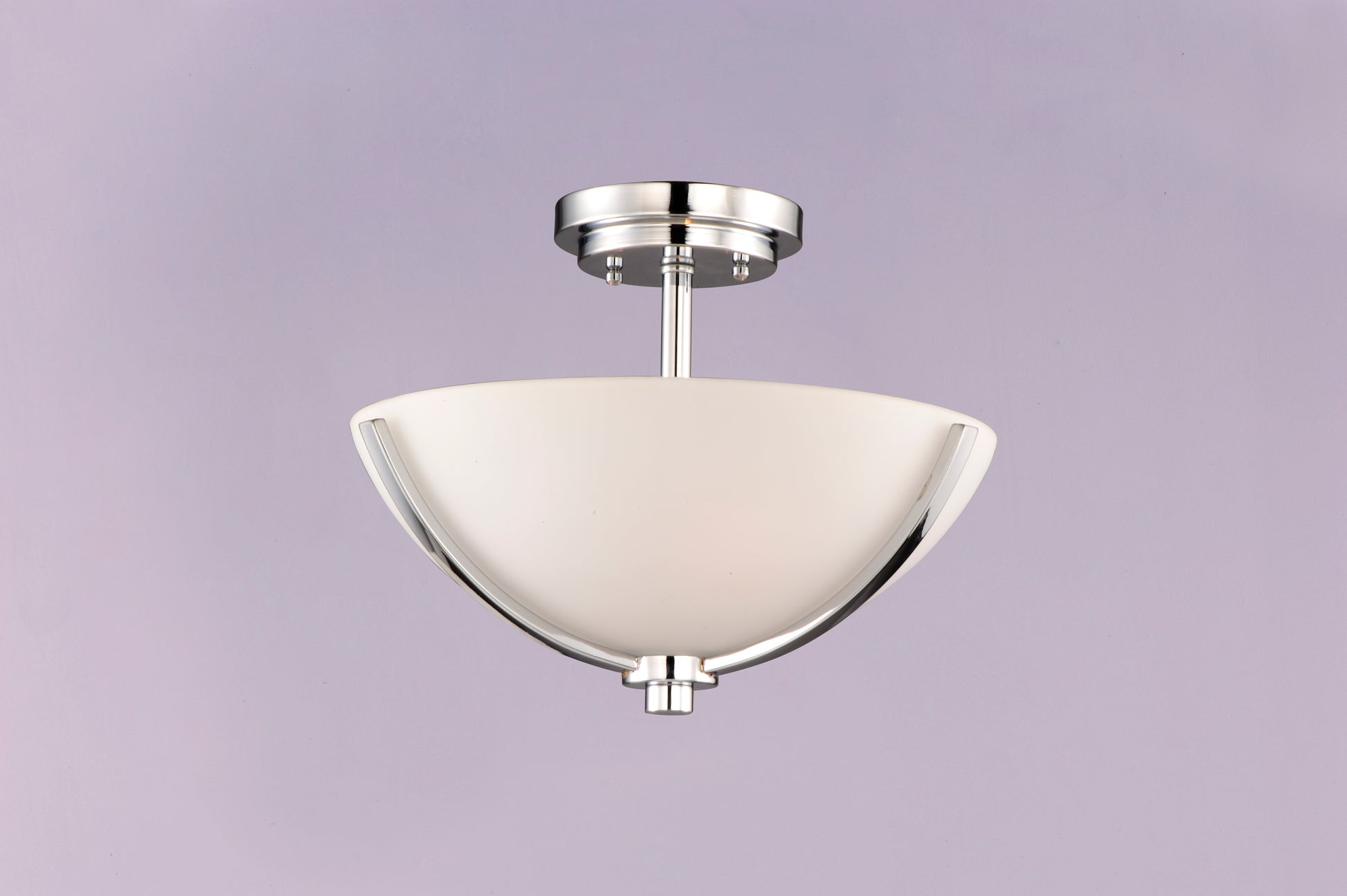 Deven 3-Light Semi-Flush Mount Satin Nickel by Maxim Lighting