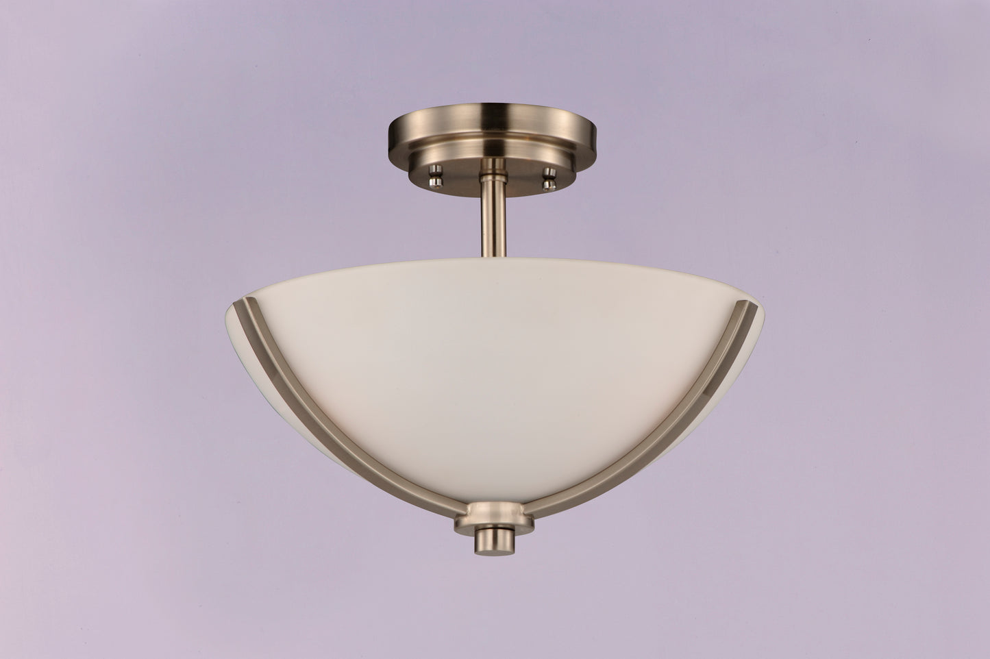 Deven 3-Light Semi-Flush Mount Satin Nickel by Maxim Lighting