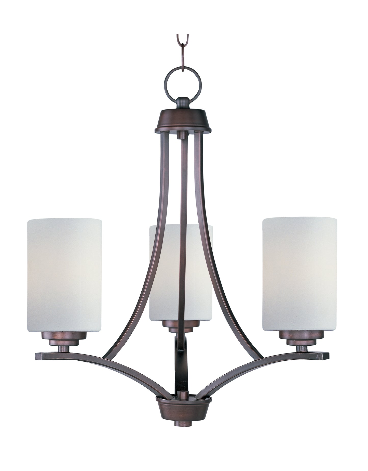 Deven 3-Light Chandelier Oil Rubbed Bronze by Maxim Lighting
