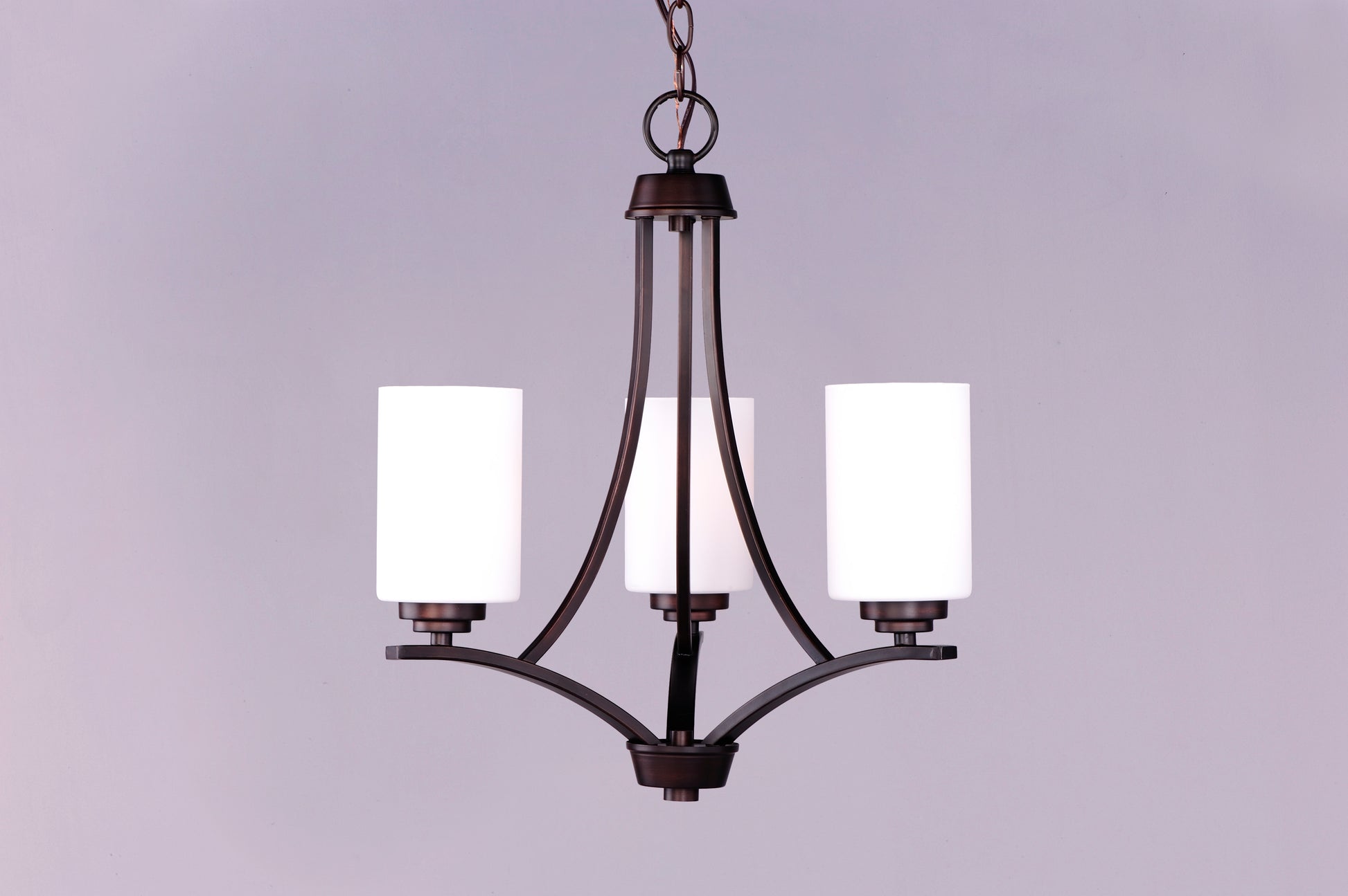 Deven 3-Light Chandelier Oil Rubbed Bronze by Maxim Lighting