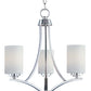 Deven 3-Light Chandelier Satin Nickel by Maxim Lighting