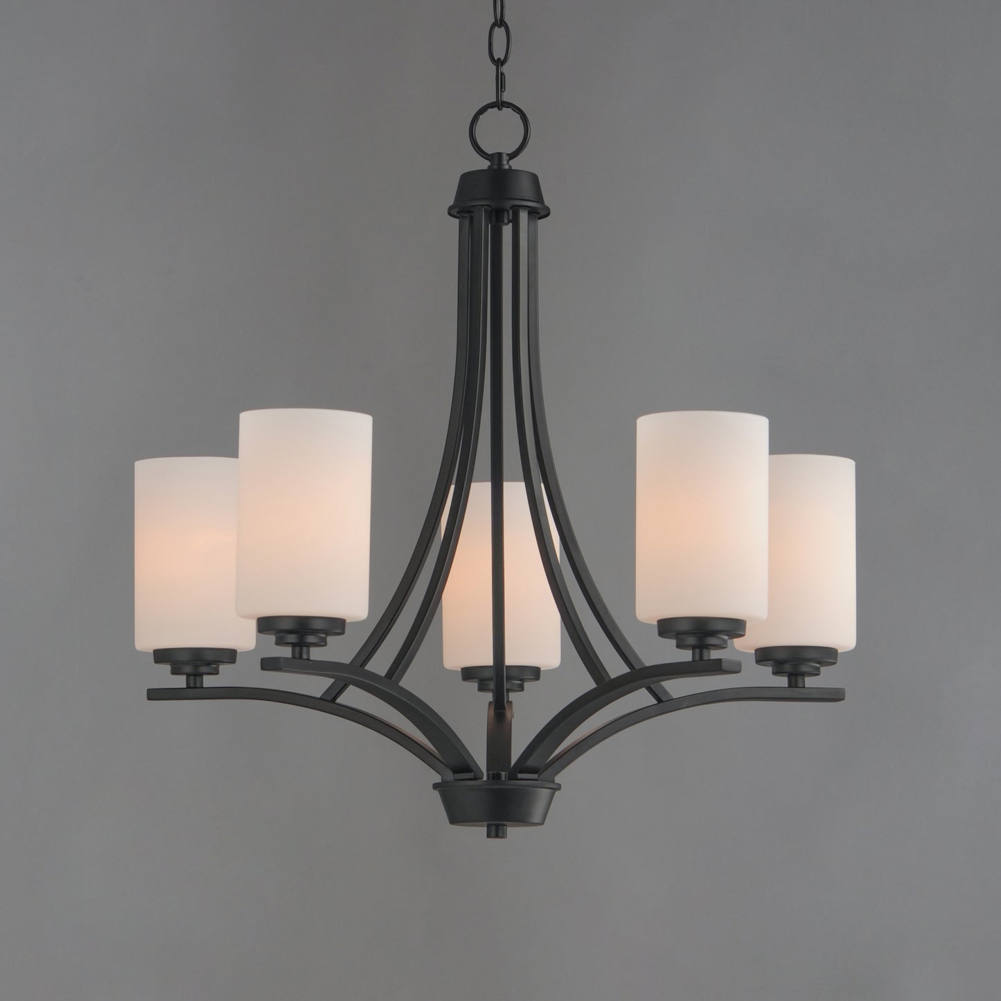 Deven 5-Light Chandelier Black by Maxim Lighting