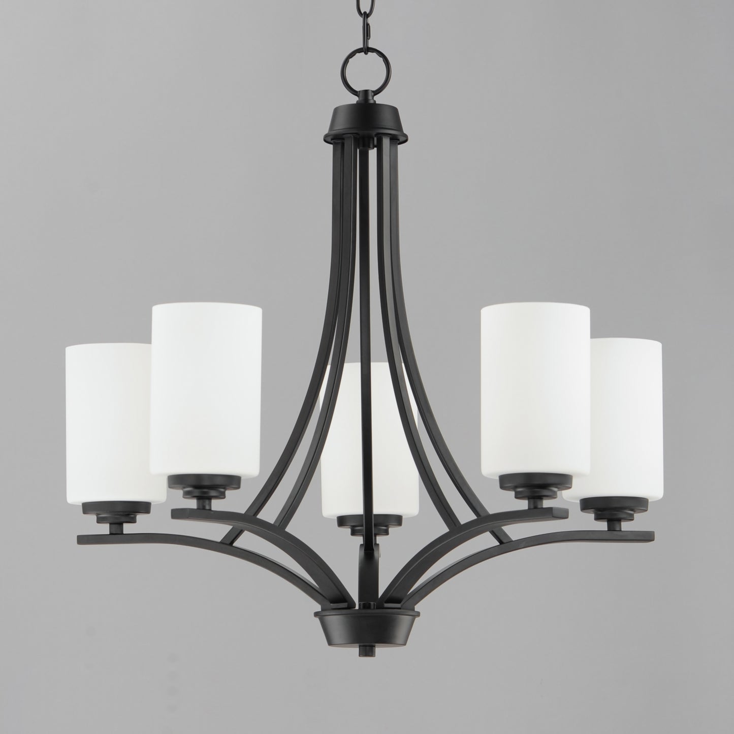 Deven 5-Light Chandelier Black by Maxim Lighting