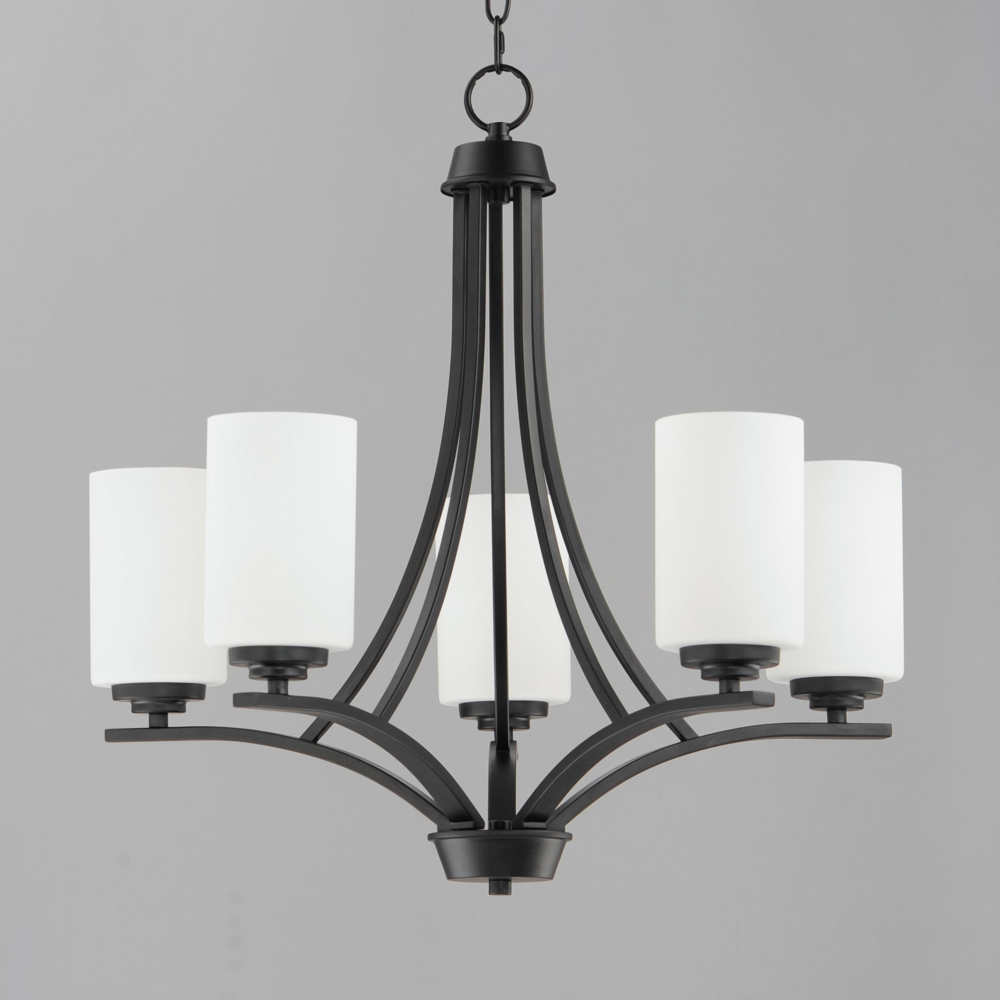 Deven 5-Light Chandelier Black by Maxim Lighting