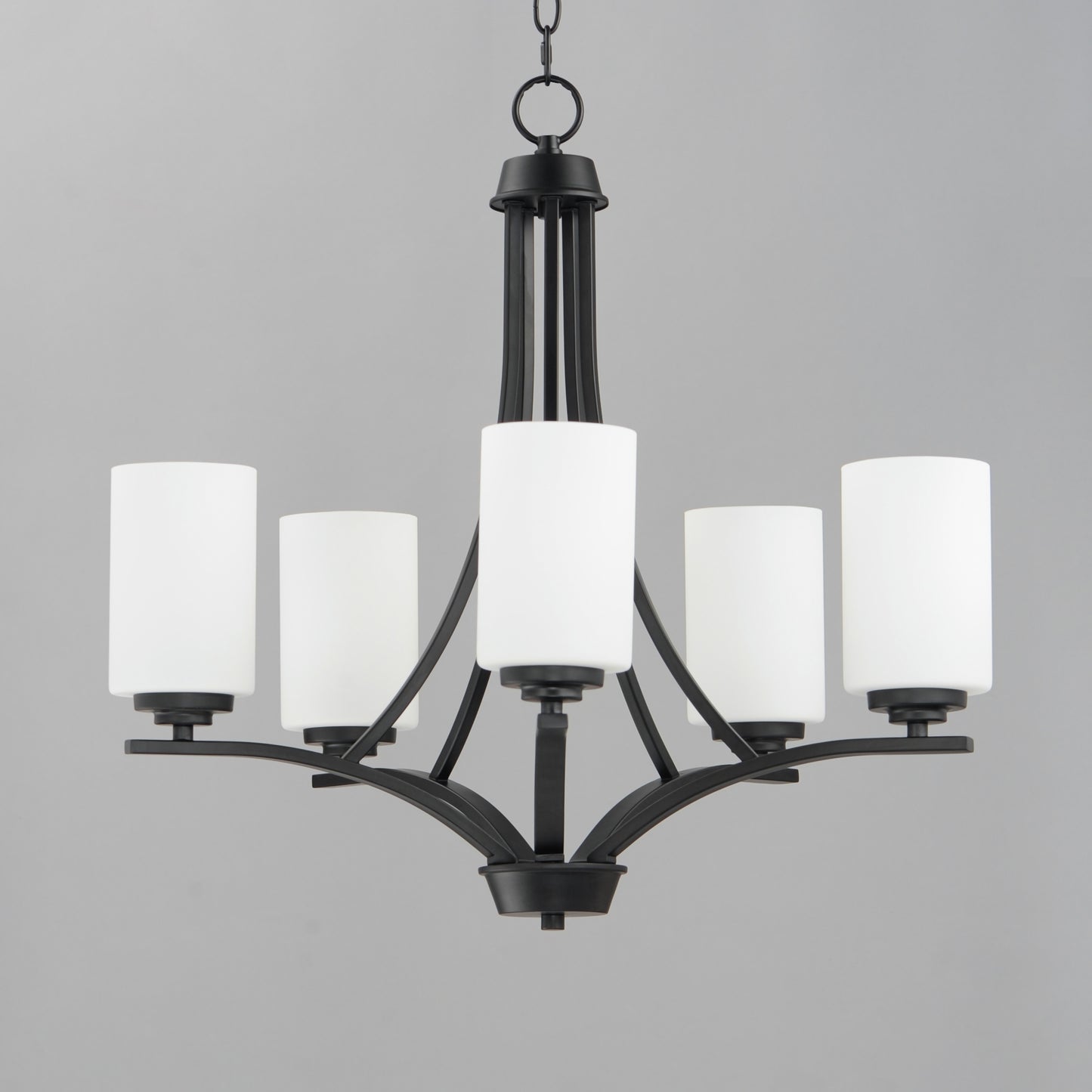 Deven 5-Light Chandelier Black by Maxim Lighting