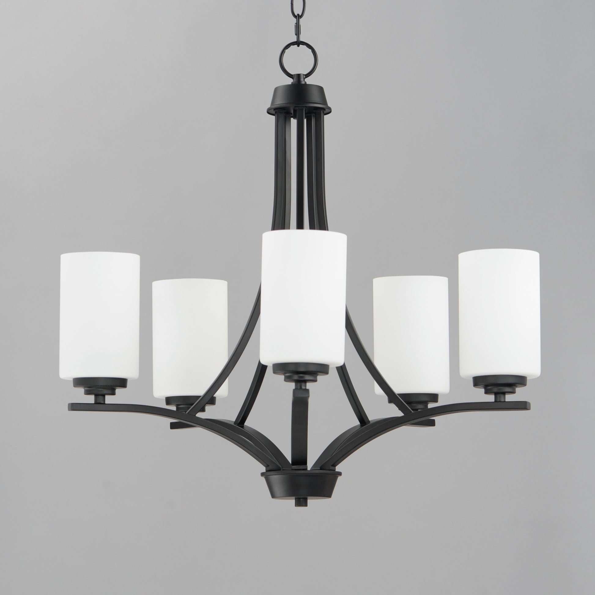 Deven 5-Light Chandelier Black by Maxim Lighting