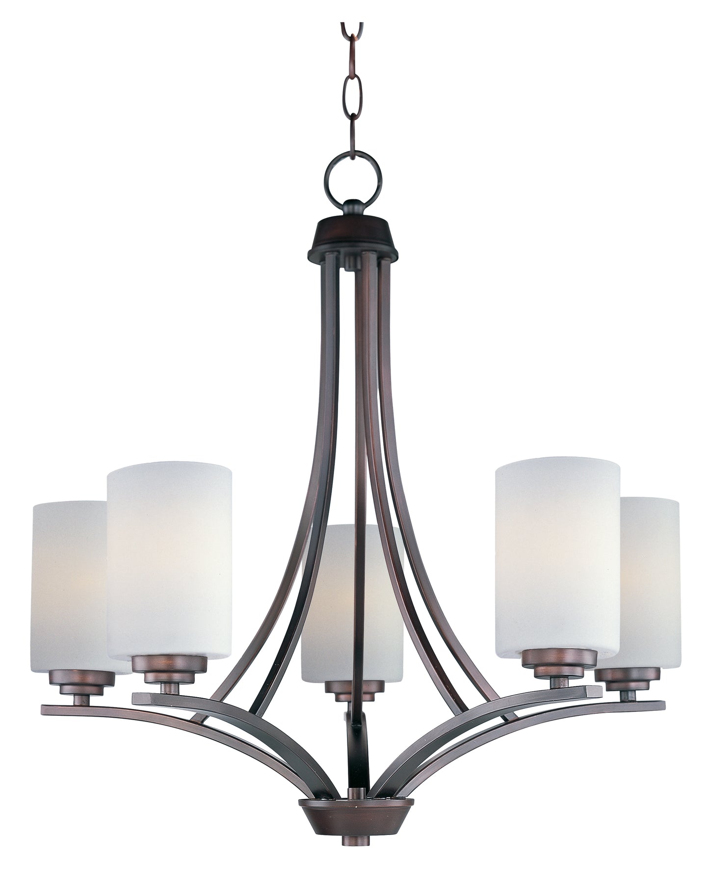 Deven 5-Light Chandelier Oil Rubbed Bronze by Maxim Lighting