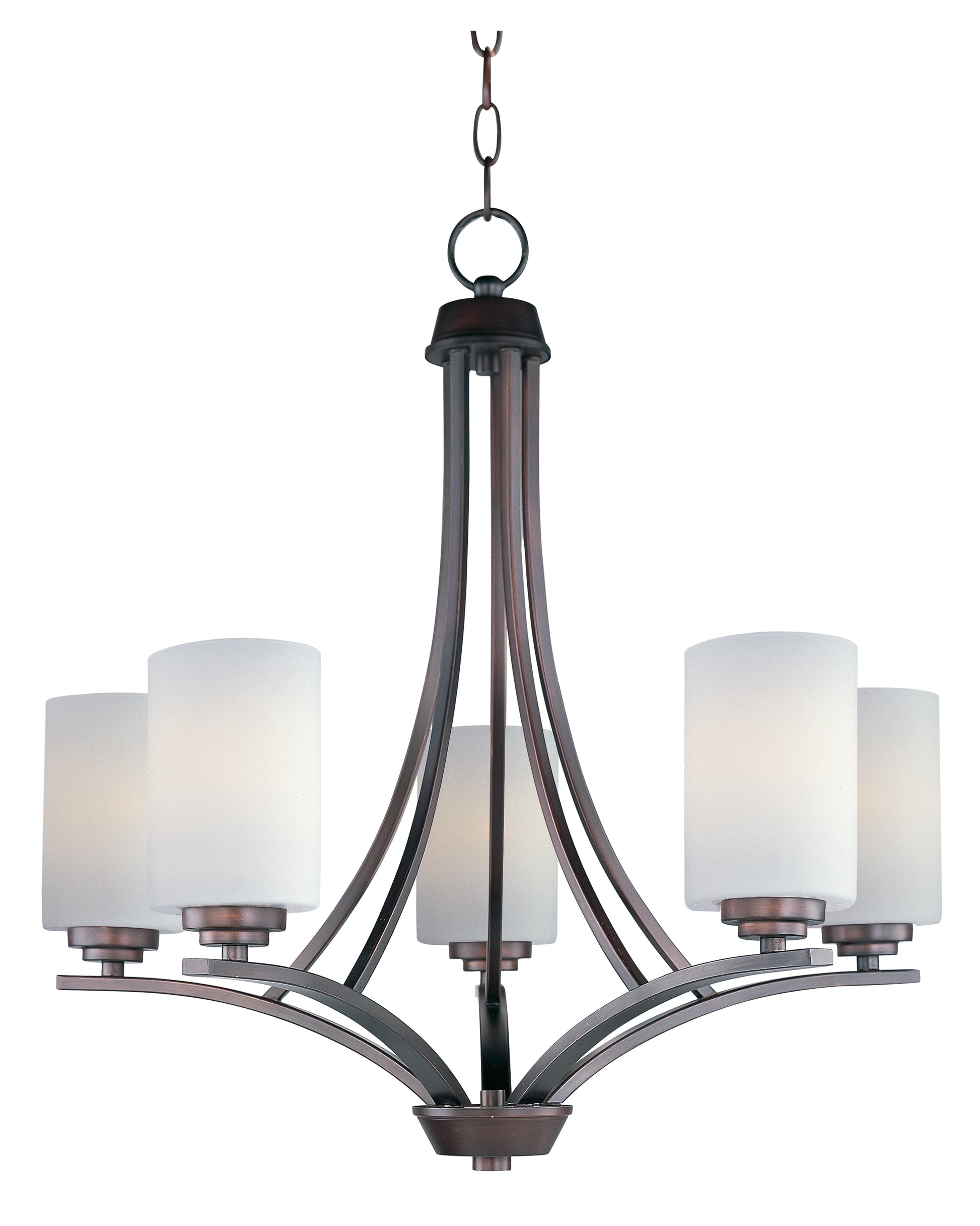 Deven 5-Light Chandelier Oil Rubbed Bronze by Maxim Lighting