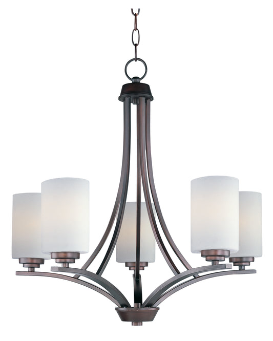 Deven 5-Light Chandelier Oil Rubbed Bronze by Maxim Lighting