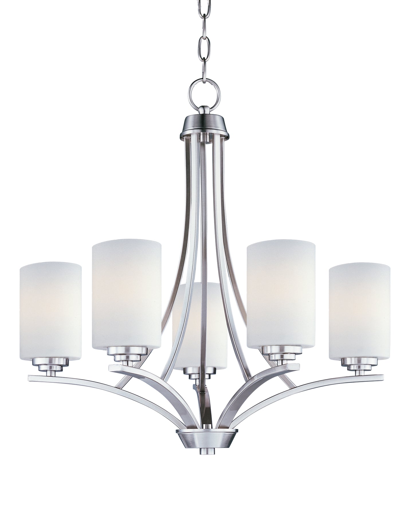 Deven 5-Light Chandelier Satin Nickel by Maxim Lighting
