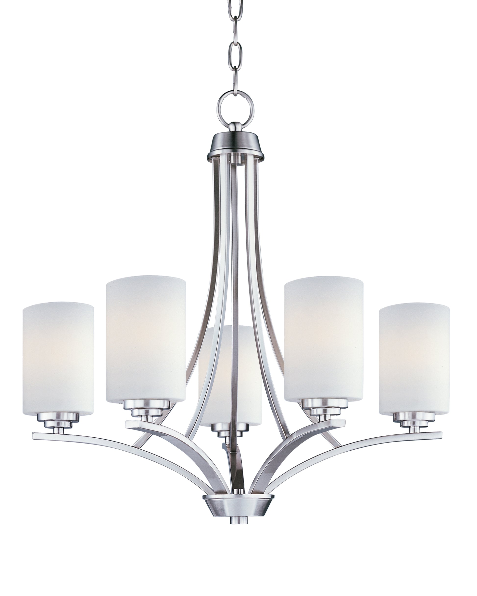 Deven 5-Light Chandelier Satin Nickel by Maxim Lighting