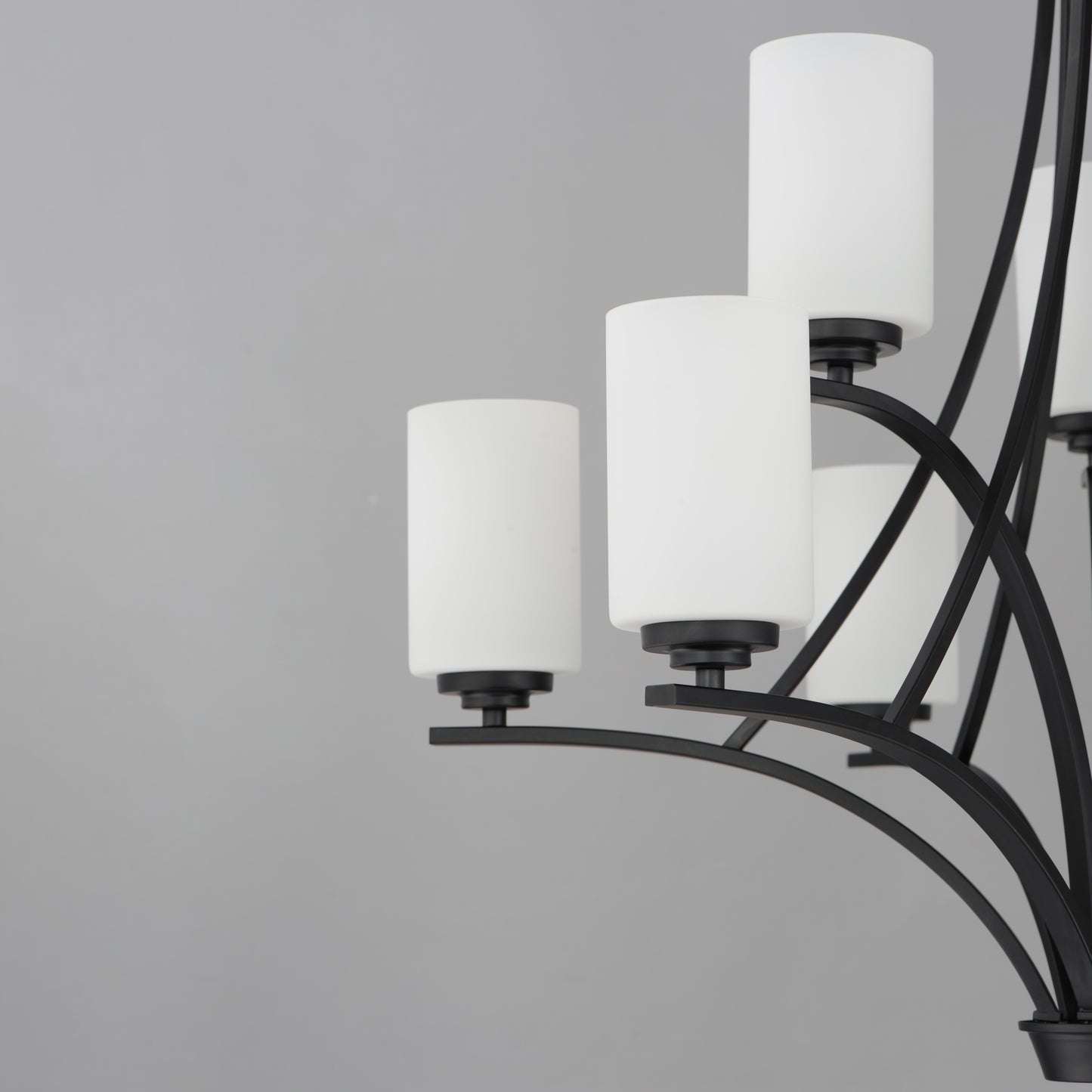 Deven 9-Light Chandelier Black by Maxim Lighting