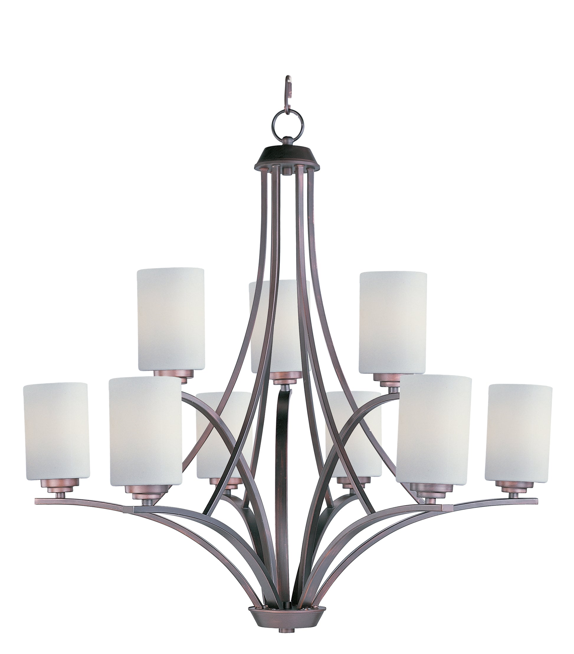 Deven 9-Light Chandelier Oil Rubbed Bronze by Maxim Lighting