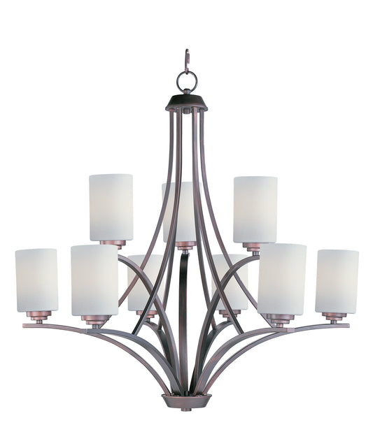 Deven 9-Light Chandelier Oil Rubbed Bronze by Maxim Lighting