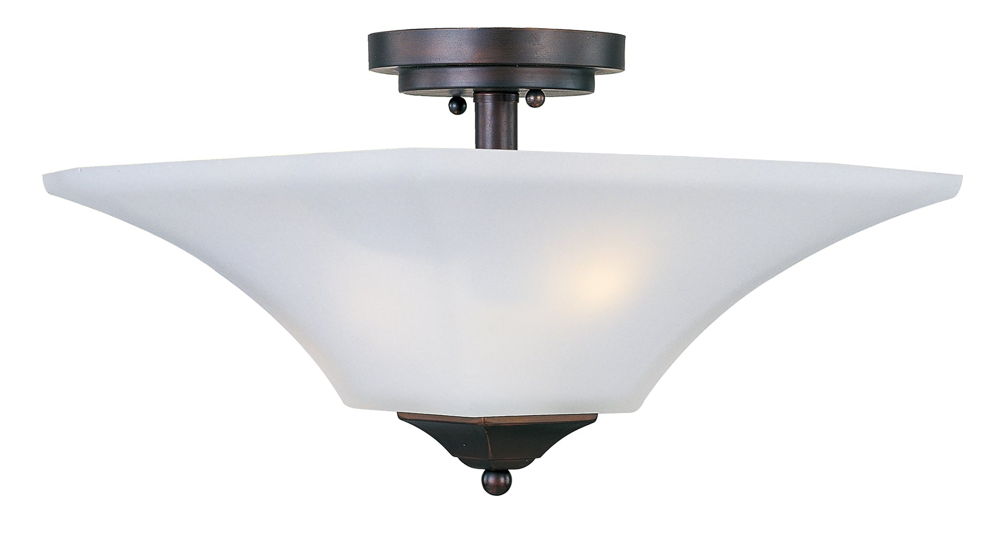 Aurora 2-Light Semi-Flush Mount Oil Rubbed Bronze by Maxim Lighting