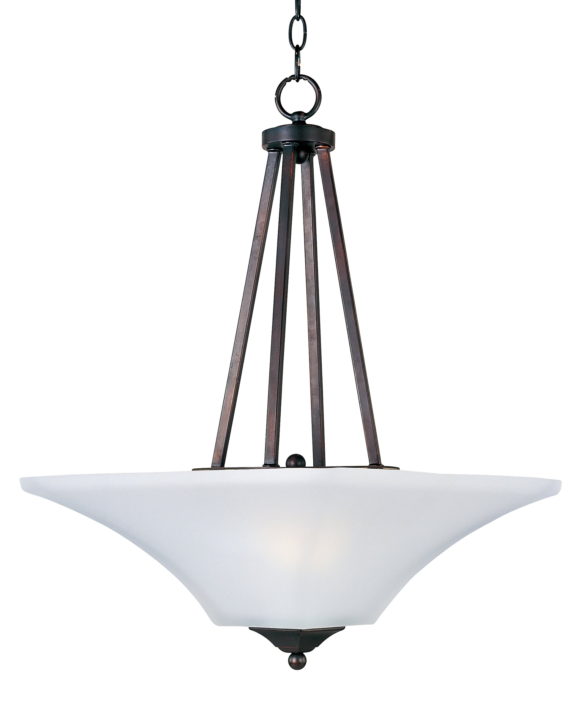 Aurora 2-Light Invert Bowl Pendant Oil Rubbed Bronze by Maxim Lighting