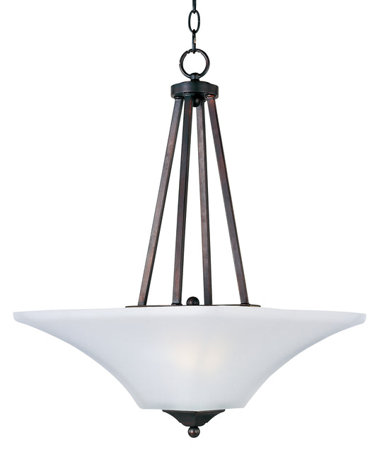 Aurora 2-Light Invert Bowl Pendant Oil Rubbed Bronze by Maxim Lighting