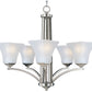 Aurora 5-Light Chandelier Satin Nickel by Maxim Lighting