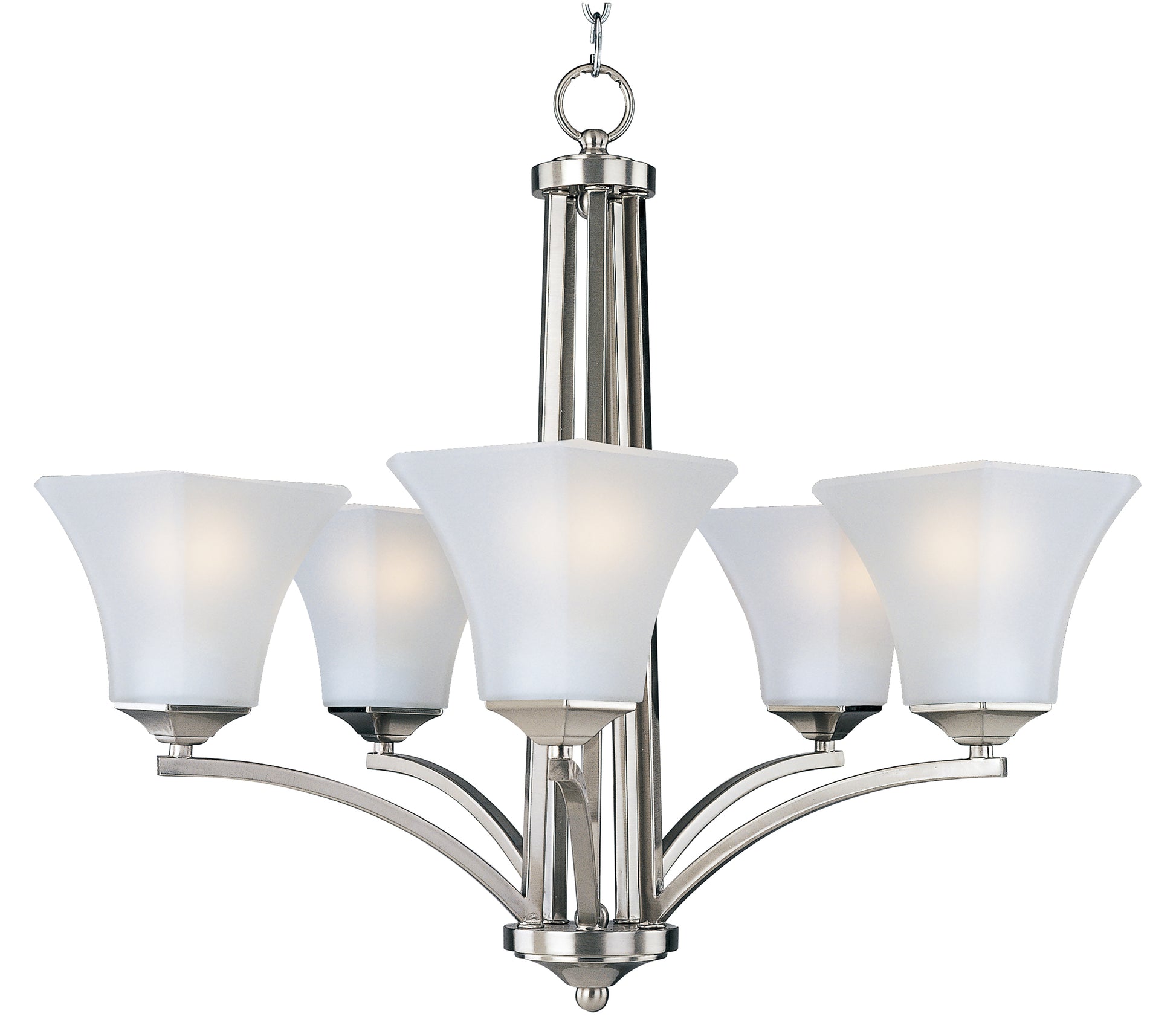 Aurora 5-Light Chandelier Satin Nickel by Maxim Lighting