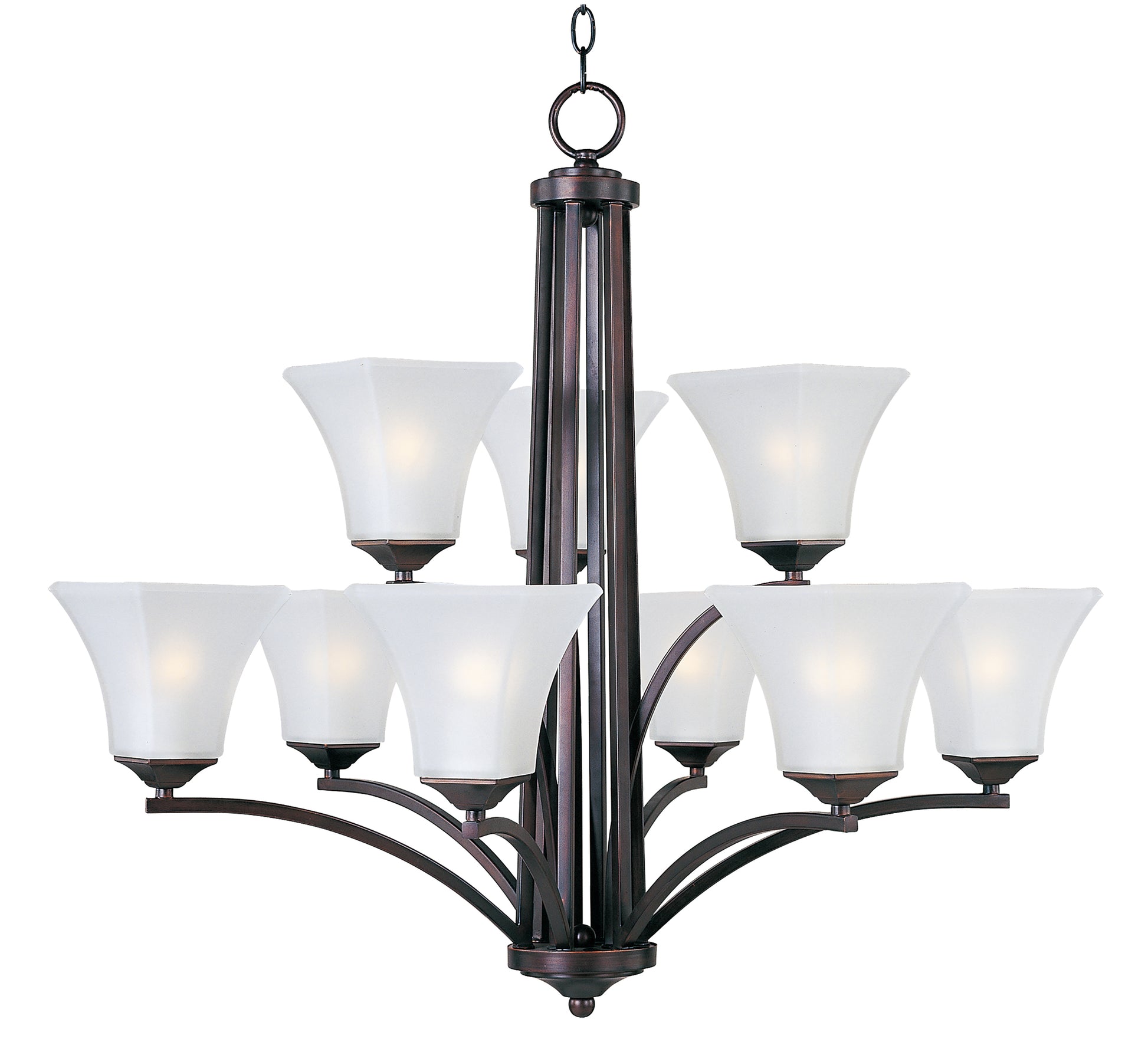 Aurora 9-Light Chandelier Oil Rubbed Bronze by Maxim Lighting