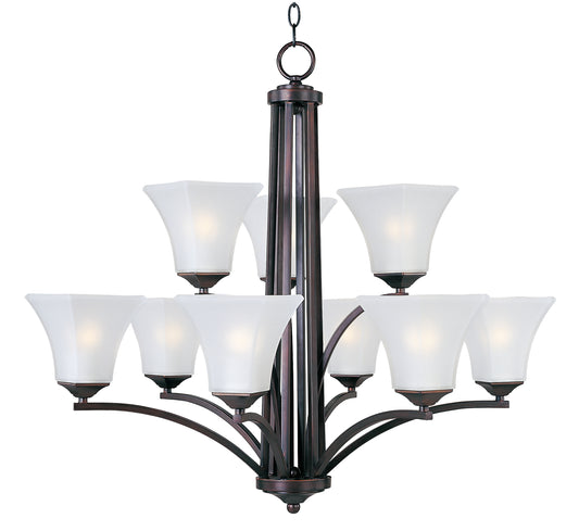 Aurora 9-Light Chandelier Oil Rubbed Bronze by Maxim Lighting