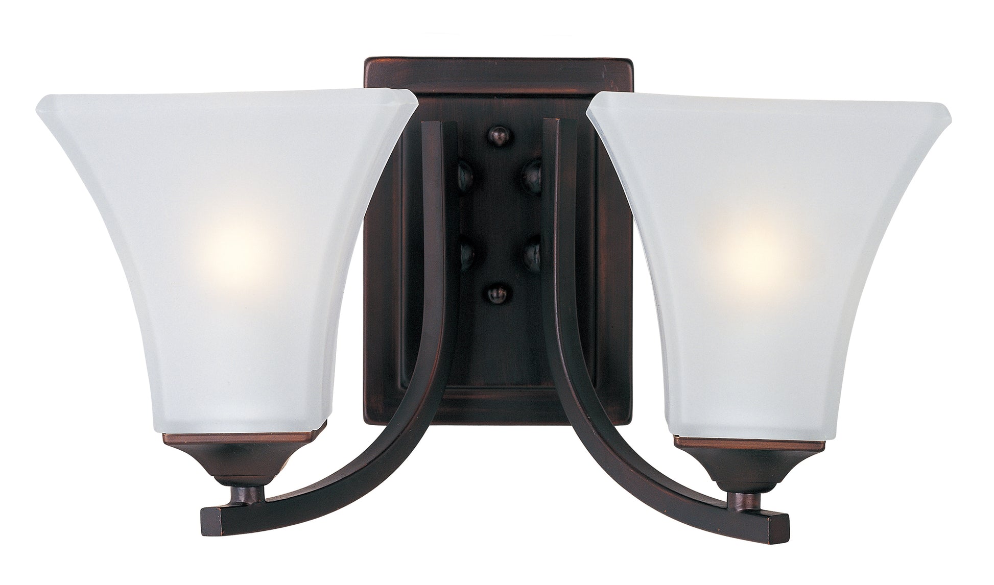 Aurora 2-Light Bath Vanity Oil Rubbed Bronze by Maxim Lighting