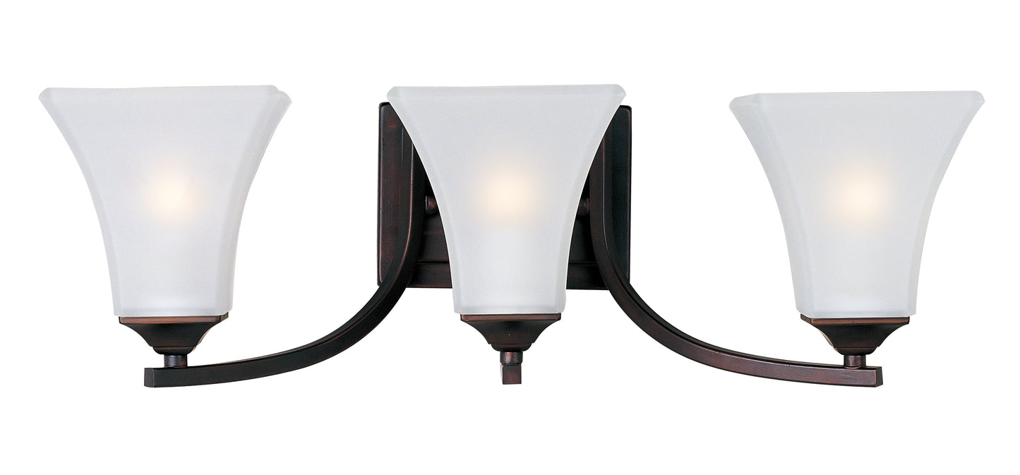 Aurora 3-Light Bath Vanity Oil Rubbed Bronze by Maxim Lighting