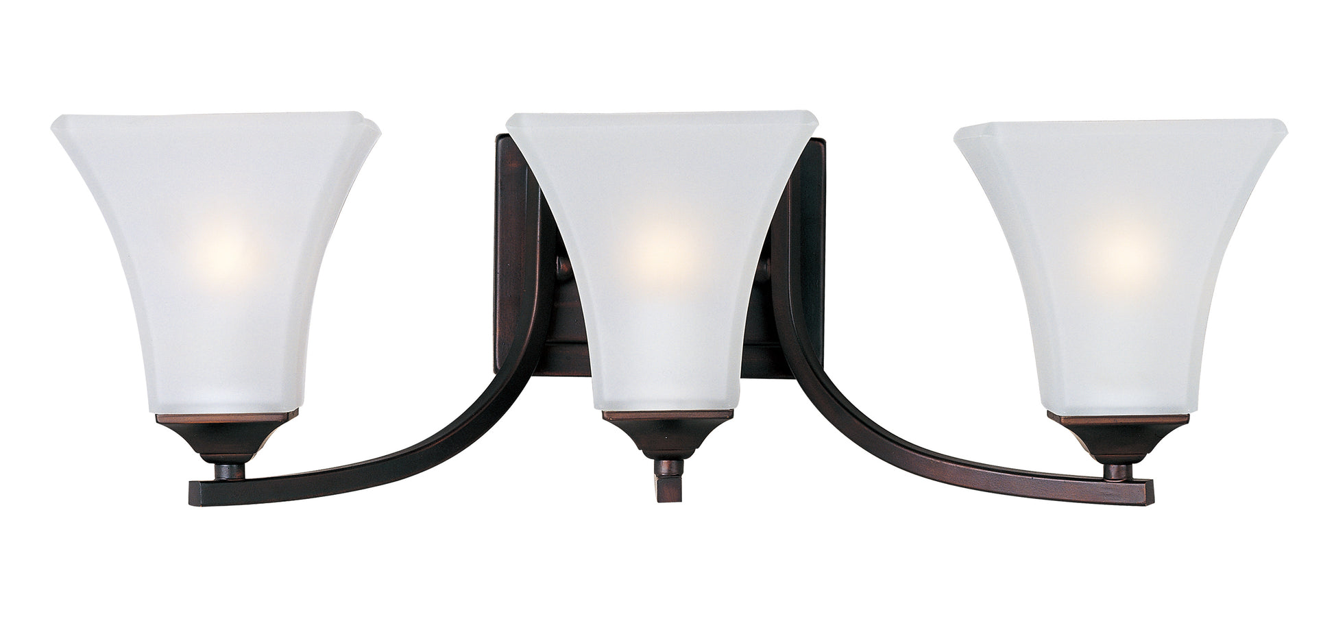 Aurora 3-Light Bath Vanity Oil Rubbed Bronze by Maxim Lighting