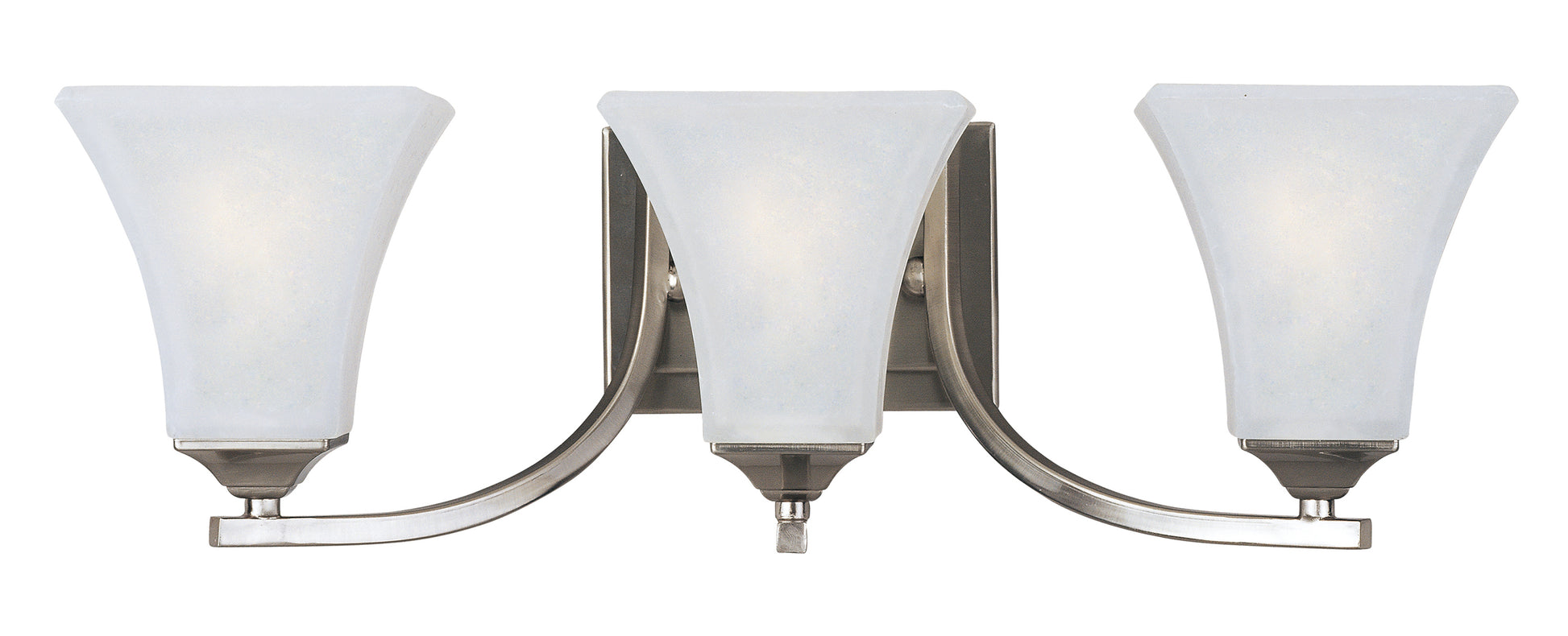 Aurora 3-Light Bath Vanity Satin Nickel by Maxim Lighting