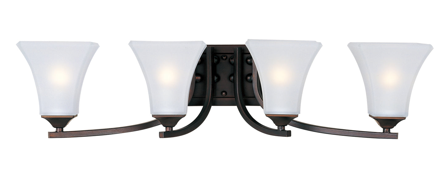 Aurora 4-Light Bath Vanity Oil Rubbed Bronze by Maxim Lighting
