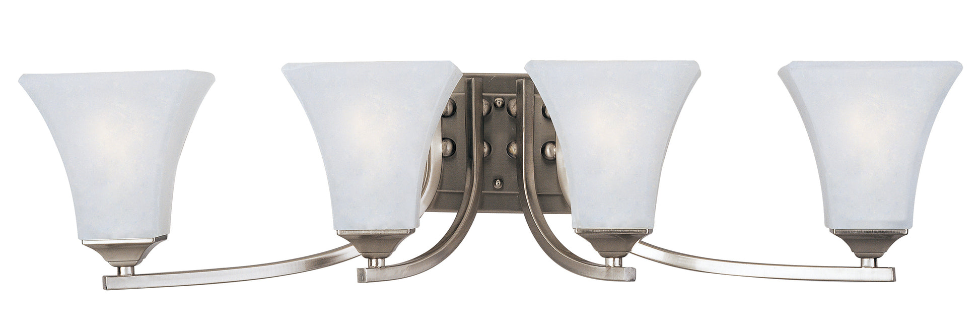Aurora 4-Light Bath Vanity Satin Nickel by Maxim Lighting