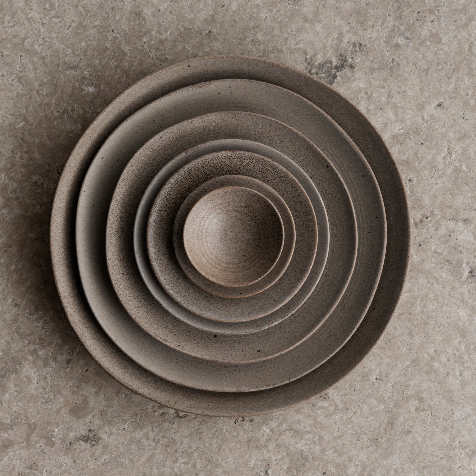 blomus Kumi Stoneware Serving Plate Fungi