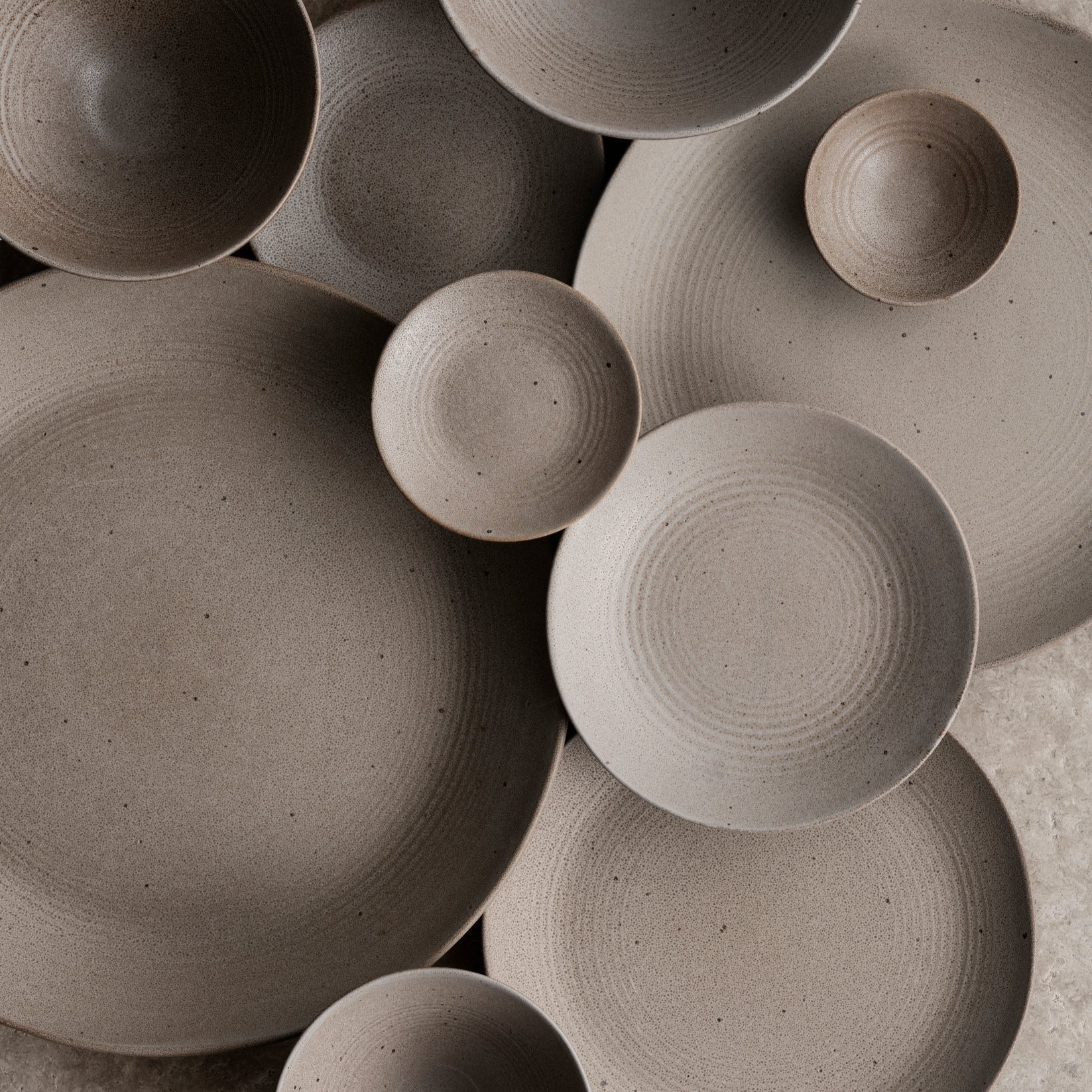 blomus Kumi Stoneware Plates Espresso, X-Small 3.9" x 0.8" (10 x 2 cm)