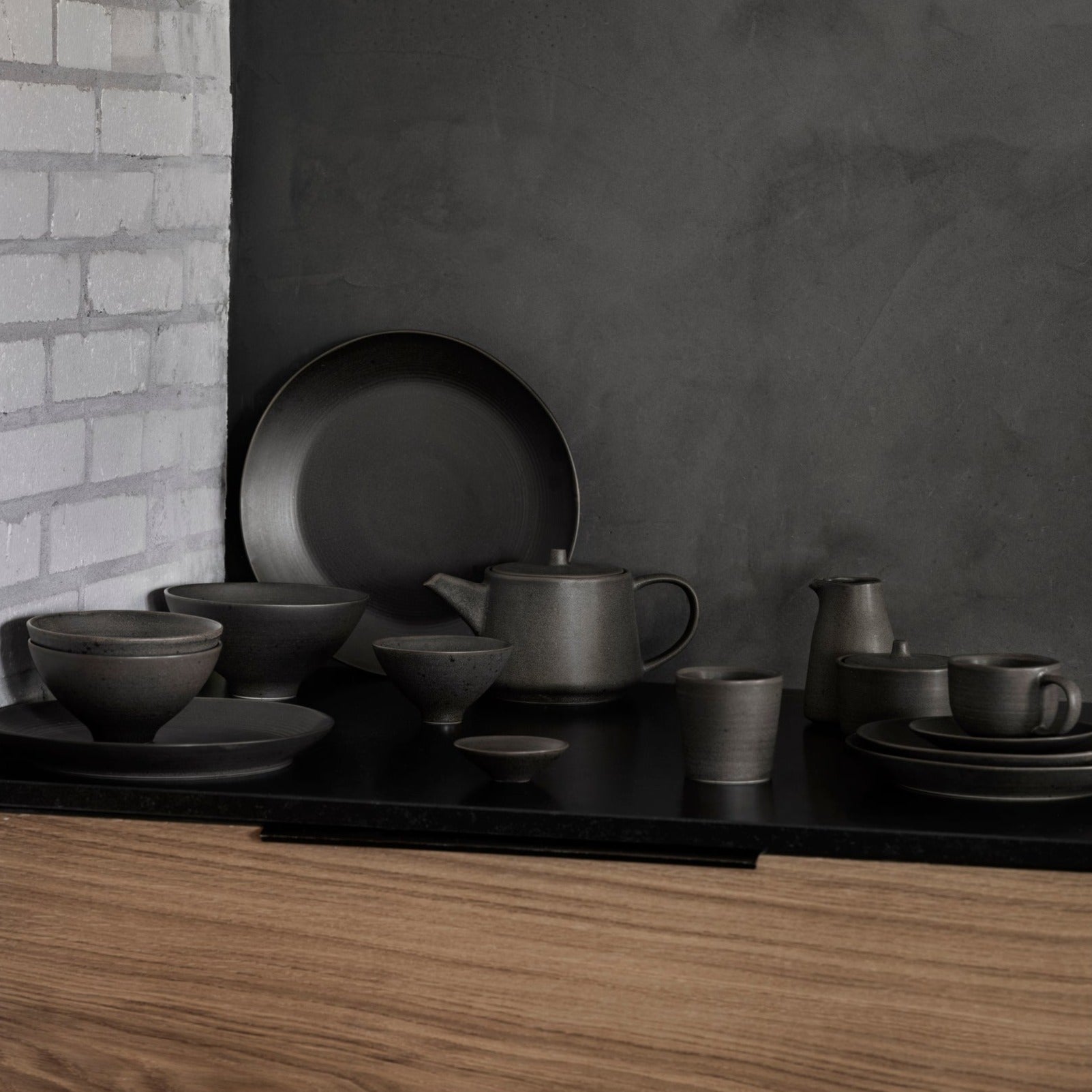 blomus Kumi Stoneware Bowls Espresso, X-Small Bowl 3.2" x 1" 8 2.5 cm)