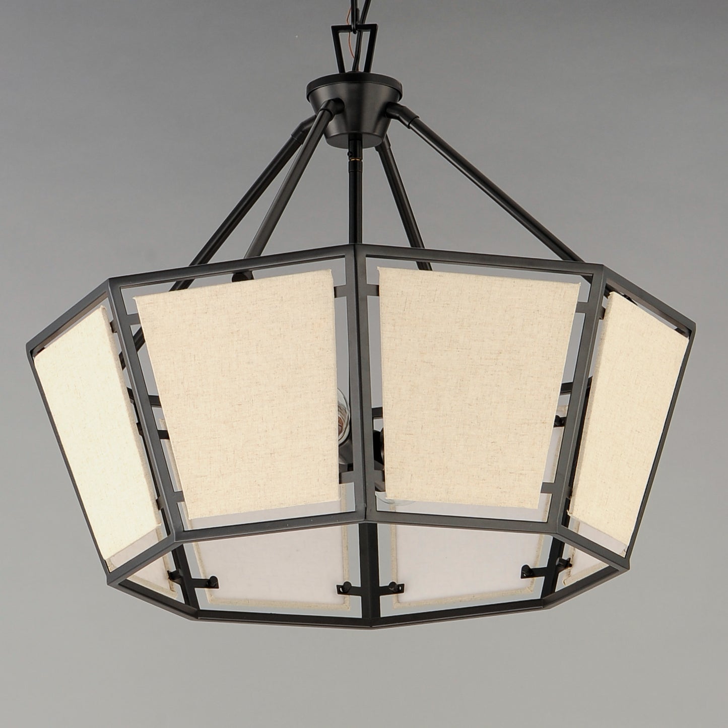 Montauk 4-Light Chandelier Black by Maxim Lighting