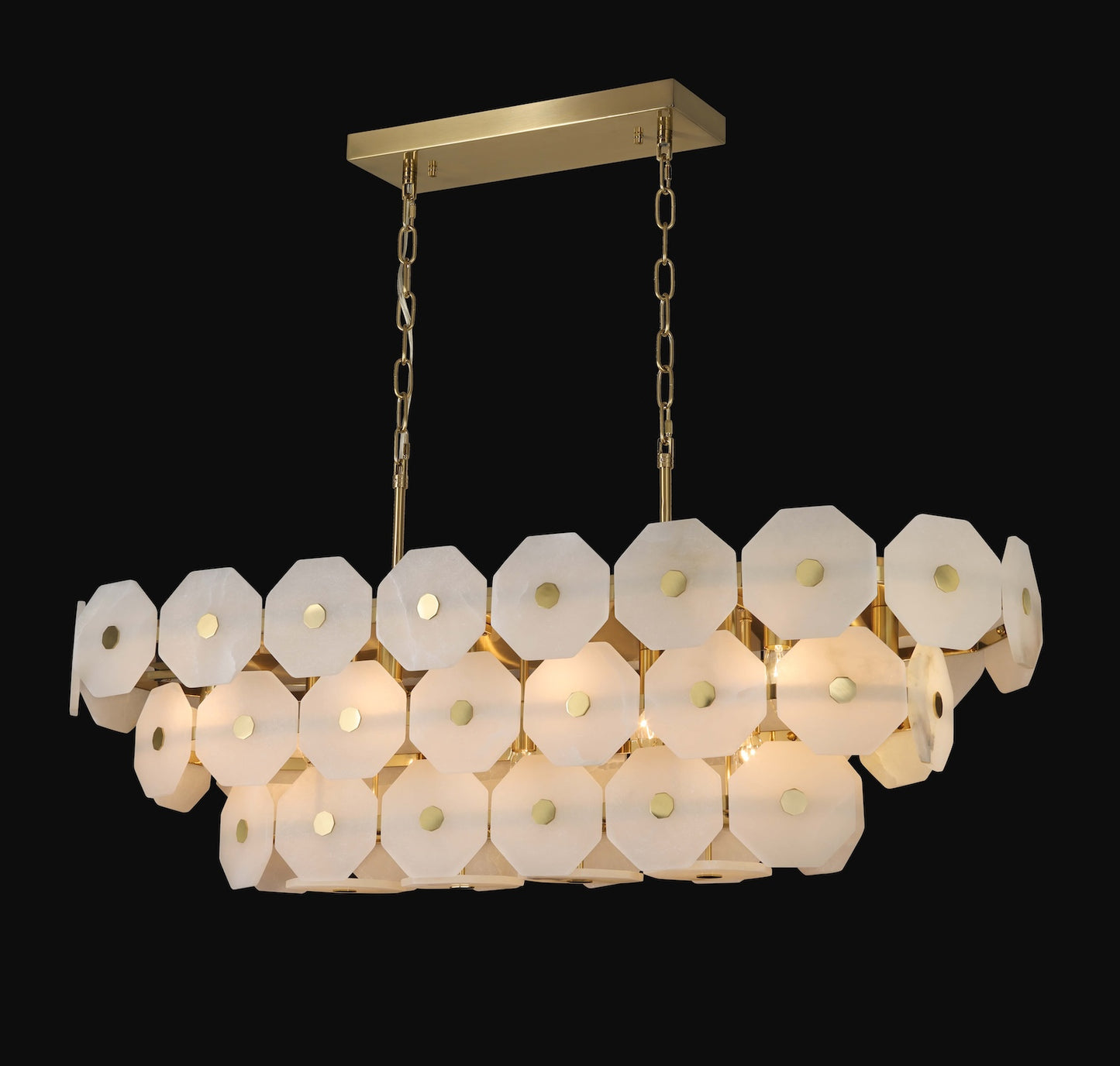 Spain Chandelier 13-Light in Brass 2040BR by StarFire Crystal
