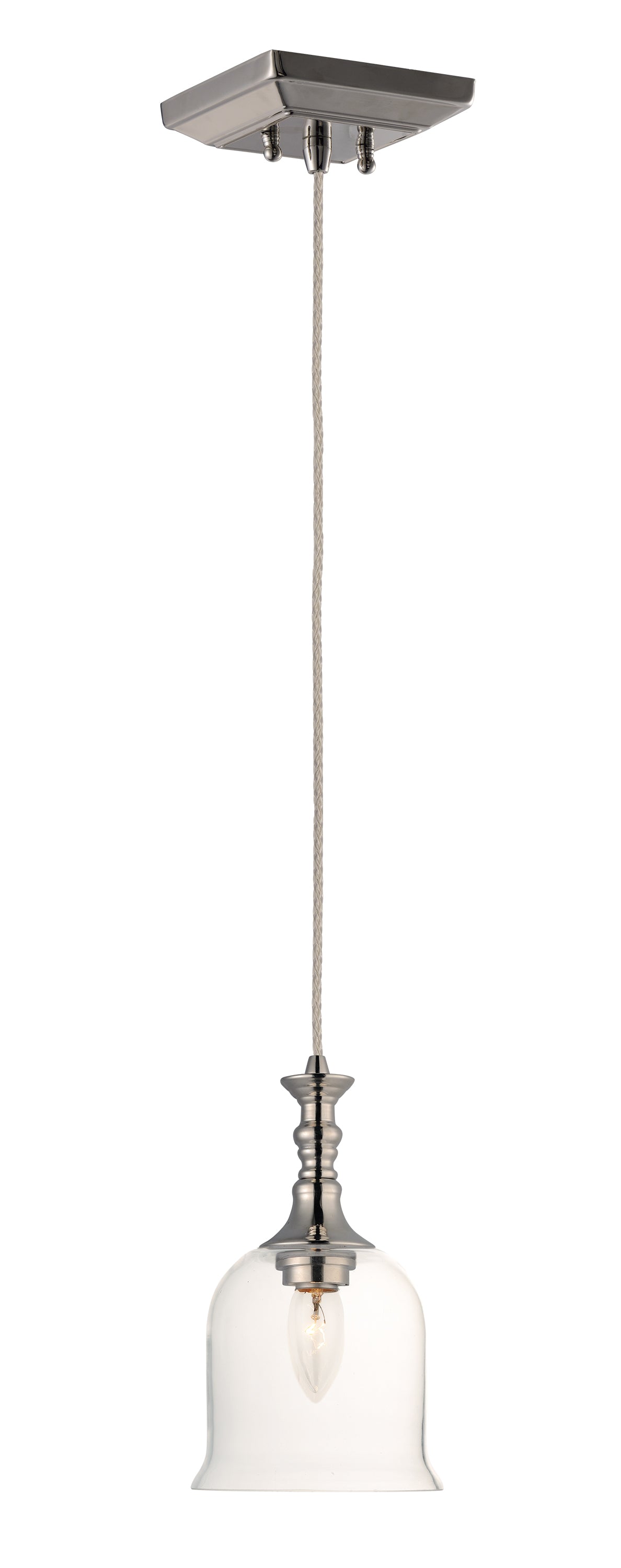Centennial Pendant Polished Nickel by Maxim Lighting
